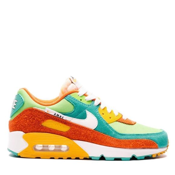 Nike Air Max 90 SE Running Club Roma Green Sail Orange Mens Shoe DC9336-300 - Picture 3 of 15
